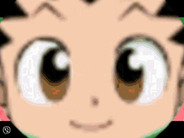 a close up of betty boop 's face with a smile
