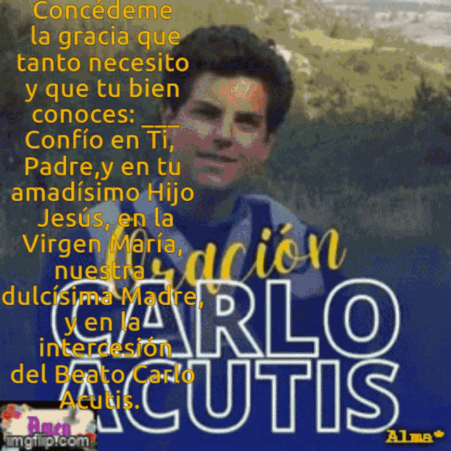 Oracion Carlo Acutis Beato GIF - Oracion Carlo Acutis Beato GIFs