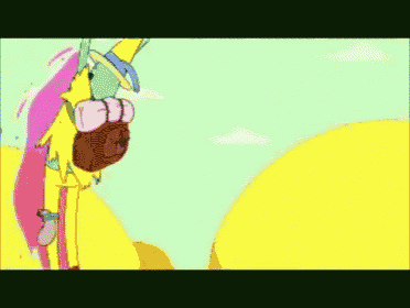 a purple background with a yellow flower in the middle of it