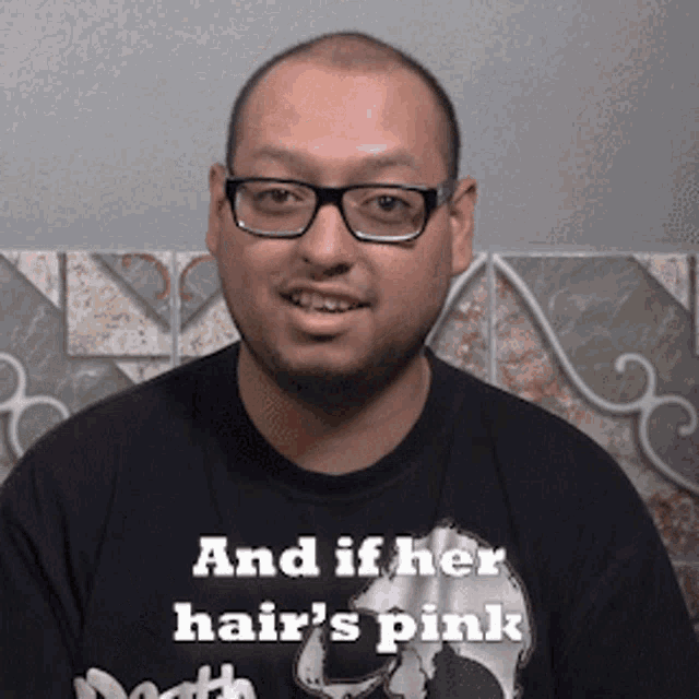 Pink Hair In The Stink GIF