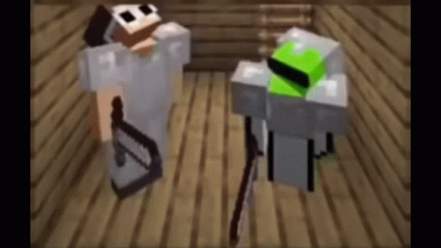 Minecraft Crouch GIF - Minecraft Crouch Bounce GIFs