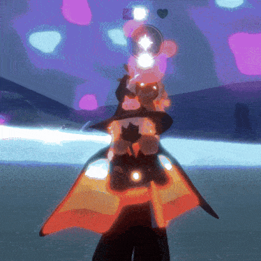 a person in a witch costume is holding a candle