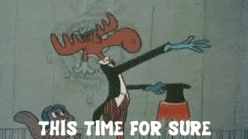 Rocky And Bullwinkle Moose And Squirrel GIF - Rocky And Bullwinkle Moose And Squirrel GIFs