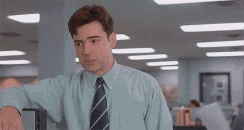 Sounds Like Somebody'S Got A Case Of The Mondays - Office Space GIF - Mondays Uh Oh Weeks GIFs