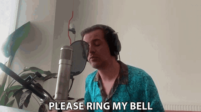 Please Ring My Bell Josef Salvat GIF - Please Ring My Bell Josef Salvat Call On Me GIFs