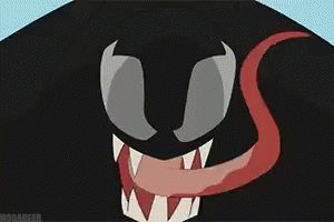 Venom Lick GIF - Venom Lick Long Tongue GIFs