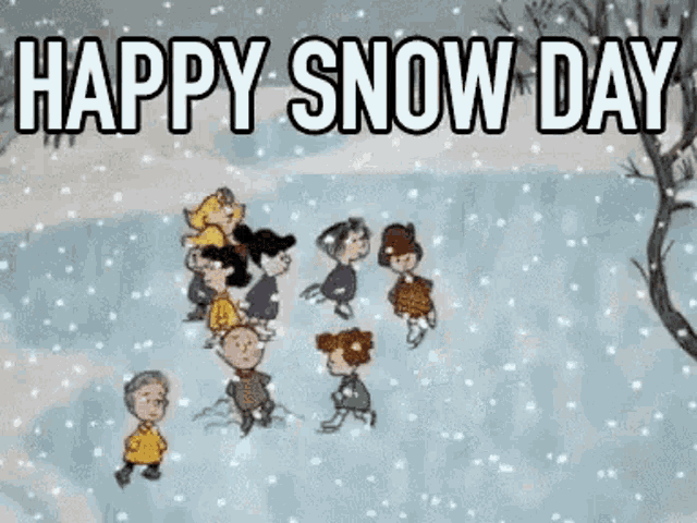Happy Snowday GIF - Happy Snowday Happysnow GIFs