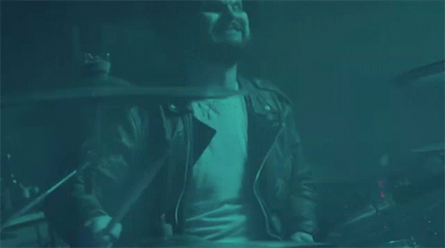 Playing Drums Vin Romanelli GIF - Playing Drums Vin Romanelli Moon Tooth GIFs