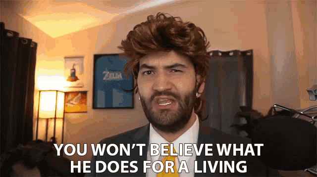 You Wont Believe What He Does For A Living You Wont Believe What His Job Is GIF - You Wont Believe What He Does For A Living You Wont Believe What His Job Is Hard To Believe What He Does For A Job GIFs