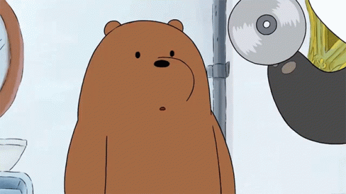 Huh Grizzly GIF - Huh Grizzly We Bare Bears GIFs