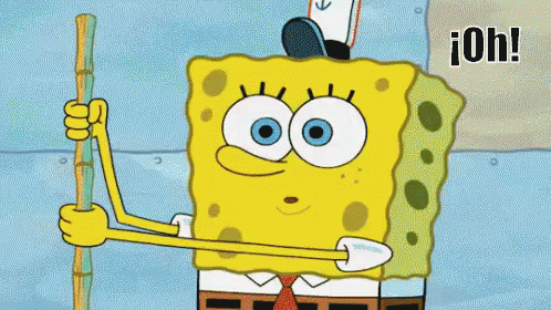 Bob Esponja Sorprendido Bonito Día GIF - Spongebob Oh Fangirling GIFs