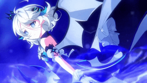 a girl with white hair and blue eyes is wearing a crown