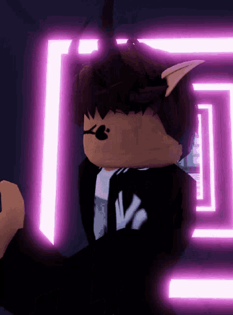 a cartoon character is wearing a jacket with the letter n on it