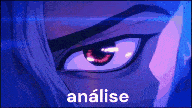 a close up of a person 's eye with the word ' analisis ' on the bottom