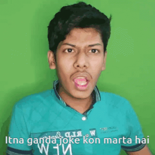 Bad Joke Itna Ganda Joke GIF - Bad Joke Itna Ganda Joke Arjit Mathur GIFs