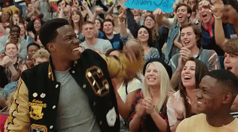 They Love Me GIF - Central Intelligence Kevin Hart Calvin Joyner GIFs