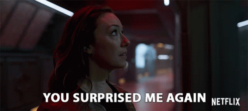 You Surprised Me Again Molly Parker GIF - You Surprised Me Again Molly Parker Maureen Robinson GIFs
