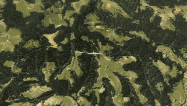an aerial view of a field with the words and flap written on it