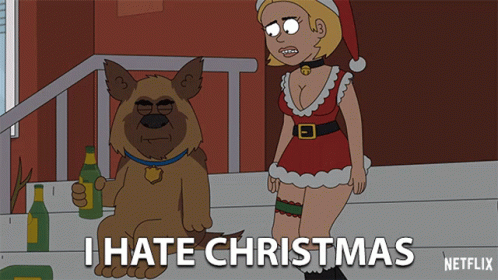 I Hate Christmas Gina Jabowski GIF - I Hate Christmas Gina Jabowski Sarah Chalke GIFs