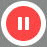 a red and white circle with two white lines inside of it .
