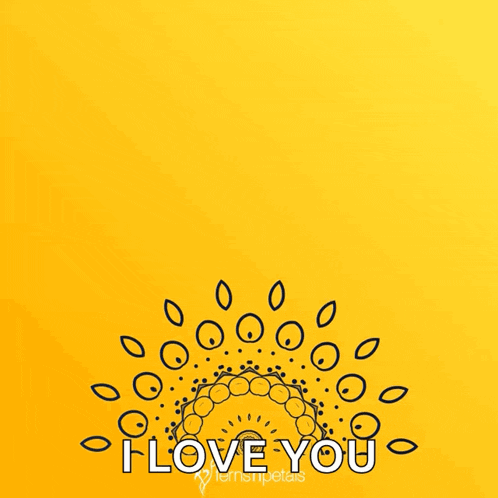 a yellow background that says good morning i love you