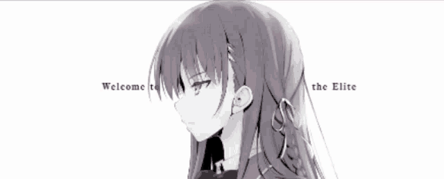 a black and white drawing of a girl with braids