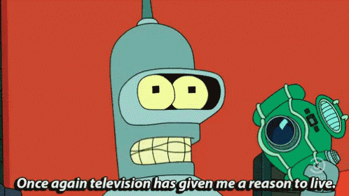 bender from futurama has a reason to live