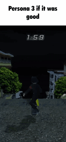 Persona 3 Skating GIF - Persona 3 Skating Makoto Yuki GIFs