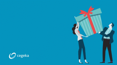 Cegeka You Are A Gift GIF - Cegeka You Are A Gift Present GIFs