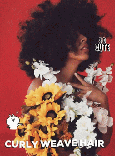 Curly Weave Hair GIF - Curly Weave Hair Weave Hair GIFs