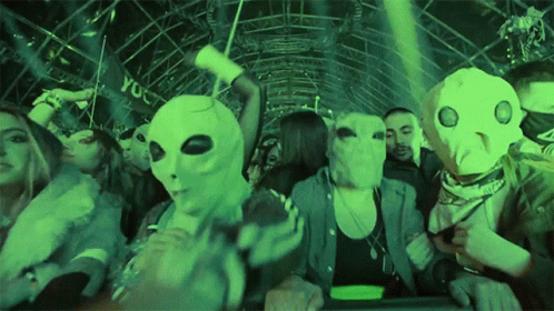 Alien Party GIF - Alien Party Headbang GIFs