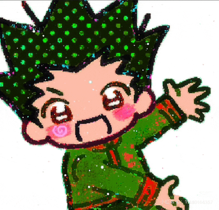 a drawing of a boy with a crown on his head and a green shirt