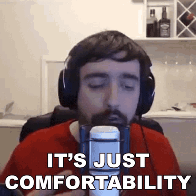 Its Just Comfortability Andy Barlow GIF - Its Just Comfortability Andy Barlow Alphajackal GIFs