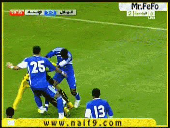 عنف الهلا ونادي الاتحاد الكرة السعودية GIF - Alittihad Saudi Soccer Alhilal GIFs