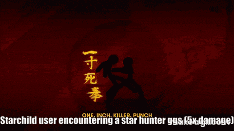 a starchild user is encountering a star hunter gus