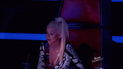 Standing Ovation GIF - Christina Aguilera The Voice Clapping GIFs