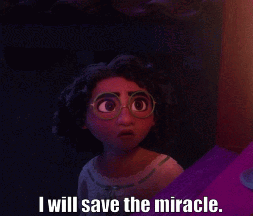 I Will Save The Miracle Mirabel Madrigal GIF - I Will Save The Miracle Mirabel Madrigal Encanto GIFs