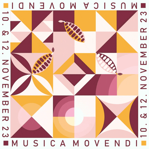 a poster for musica movendi which takes place on november 3rd