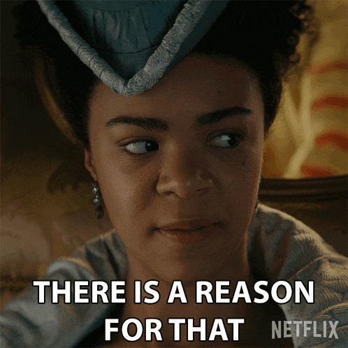 a woman says there is a reason for that on netflix