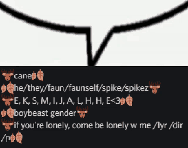 a speech bubble with the words " if you 're lonely come be lonely w me "