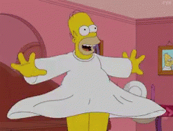 The Simpsons Homer Simpson GIF - The Simpsons Homer Simpson Dress GIFs