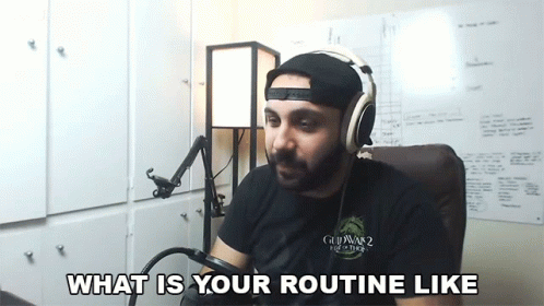 What Is Your Routine Like Ahmed Aldoori GIF - What Is Your Routine Like Ahmed Aldoori Day To Day GIFs