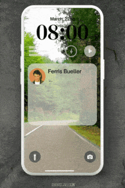a phone with the time of 8:00 on march 22nd