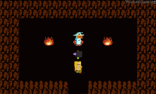 a video game screen says it 's dangerous to go alone