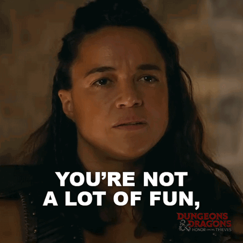 Youre Not A Lot Of Fun Are You Holga GIF - Youre Not A Lot Of Fun Are You Holga Michelle Rodriguez GIFs