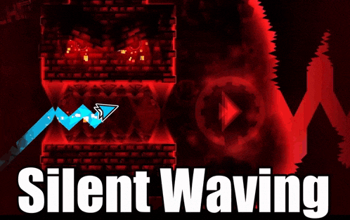 a game called silent waving is being played on a computer