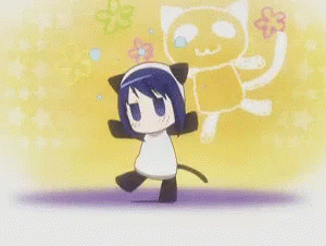Anime Dance Cat Girl GIF - Anime Dance Cat Girl Love Live GIFs