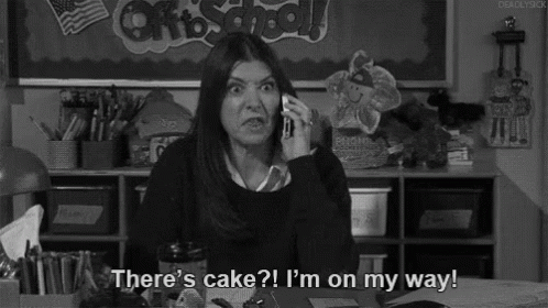 There'S Cake?! GIF - How I Met Your Mother Himym Alyson Hannigan GIFs