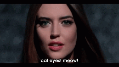 Cat Eyes GIF - Cat Eyeslook Make Up Maybelline GIFs