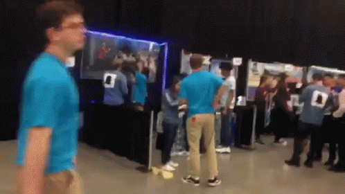 Speeding Through A Conference GIF - Conference Speeding GIFs